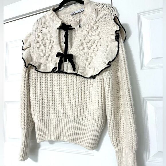 Zara blogger favorite statement chunky knit sweater - Picture 6 of 9